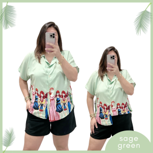 AC LOVI BLOUSE | Challis Fabric for Plus Size Women