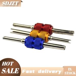 SDJZT Universal Tire Valve Core Stems Remover Screwdriver Tool Dual Use Car Accessories