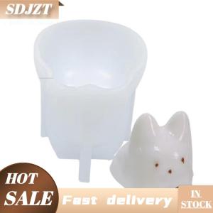 SDJZT Pudding mèo nến Khuôn Silicone DIY trừu tượng để làm hương thơm sáp đậu nành handmade xà phòng đất sét thạch cao Epoxy nhựa lễ hội Quà Tặng