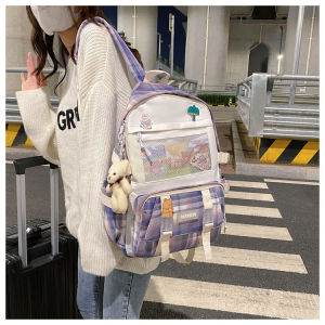 Tas Ransel Wanita Import Korea Remaja Kekinian Jasmine School Backpack Trendy Import Tas Sekolah Perempuan -SKB9E