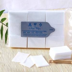 nail wipes lint free paper pads cleaning remover pads Cotton Pad UV Gel Remover cleaning 美甲巾 硬质洗甲棉 不掉毛无纺布