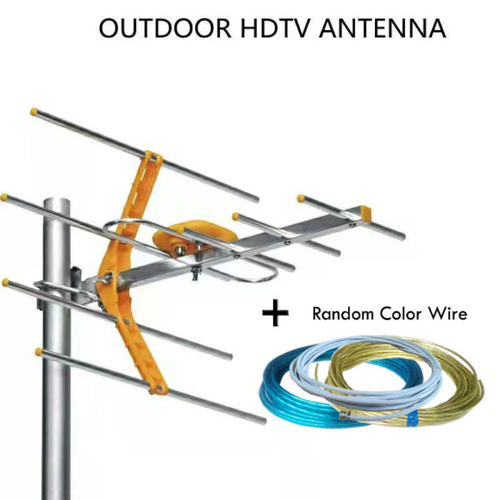Free Local Channels】TV Antenna for Digital Box5M 10M 15M 20M
