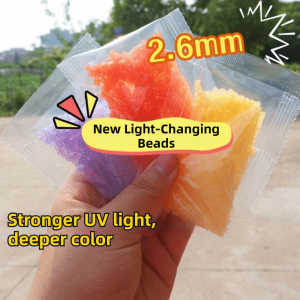 SUN ME 5/8 Colors Color Change Fuse Beads Kit Temperature Change Light Change Melting Beads Creative Toy DIY Craft Hama Beads Kids Creative