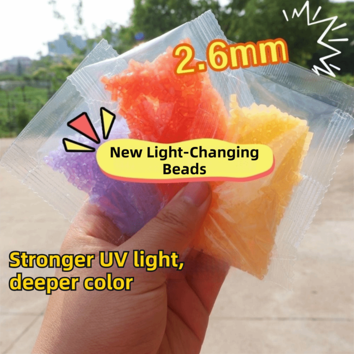 MAGIC 5/8 สี ชุดลูกปัดฟิวส์เปลี่ยนสี การเปลี่ยนแปลงแสง การเปลี่ยนแปลง ...