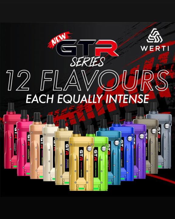 BestGiller WERTI GTR SERIES 10000 PUFFS INTENSE FLAVOUR BY WERTI TYPE C ...