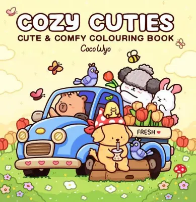Coco Wyo BESTSELLER: Cozy Colouring Books - Popular on TIKTOK (96 Pages)
