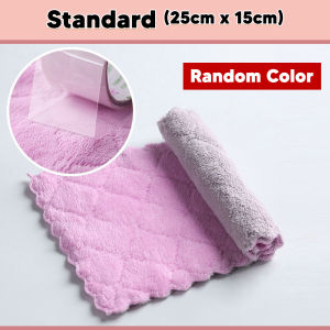 [1PC] Borong365 Micro-Fiber Cloth Cleaning Towel Absorbent Kitchen Towel Kain Lap Dapur Dish Cloth Tuala Pinggan