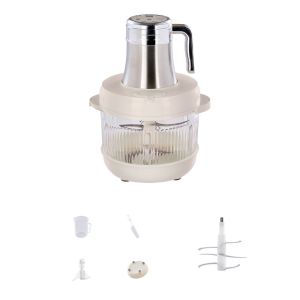 KECTTIO Effort-saving Automatic Meat Grinder Large Capacity Efficient Automatic Kneading Machine Household Non-slip Base Electric Meat Mincer Fruits