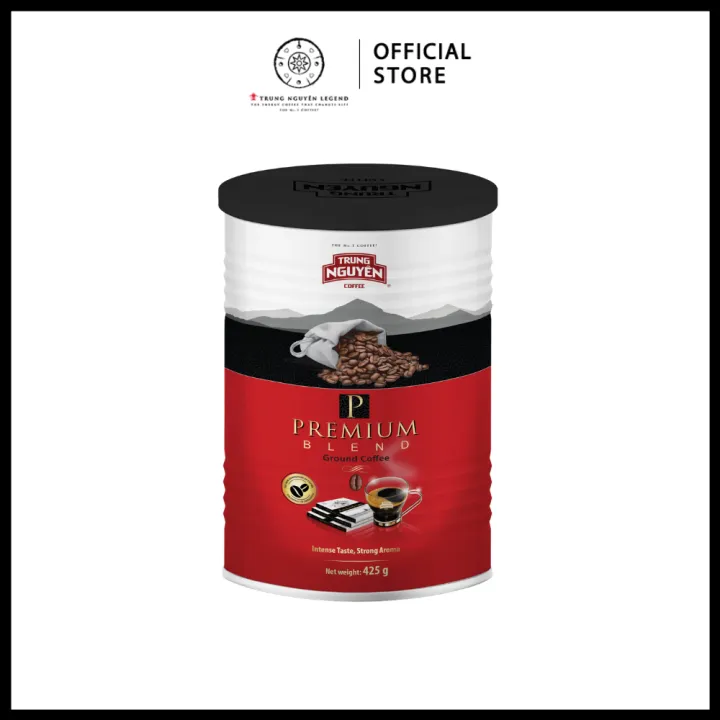 Trung Nguyên Legend - Cà phê rang xay Premium Blend - Lon 425gr