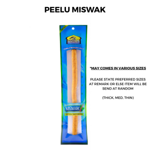 Miswak Organic Toothbrush ( With Holder / Peelu / Zaitoon Olive / Siwak / Natural / Alya Apparels )
