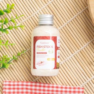 NUTIVER Kaldu Ikan Bubuk Non MSG / Bumbu Dapur Powdered Fish Stock Non-Msg