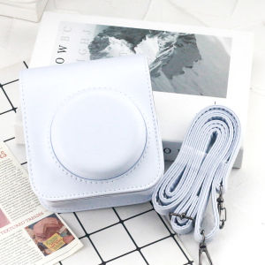 New Fuji Instax12 Solid Color Camera Bag with Iron Buckle Crossbody