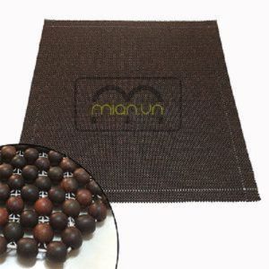 Chiếu Hạt Gỗ Trắc Mộc Cao Cấp Kích Thước 22mx2m hạt 1.2cm - Mian Việt Nam ( video  hình thật )