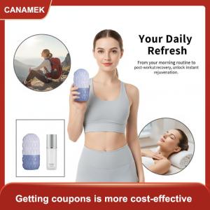 【CANAMEK】 Vẻ đẹp đường nét khuôn mặt Massager Silicone Ice Ball Tray cho da nâng antiaging và chăm sóc spa tại nhà