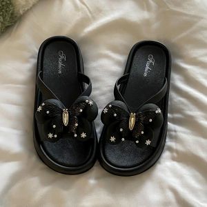 Free Shipping Good WomenS Summer Sandals New Style Versatile For Outdoor Wear Thick-Soled Height-Increasing Beach Flip-Flops