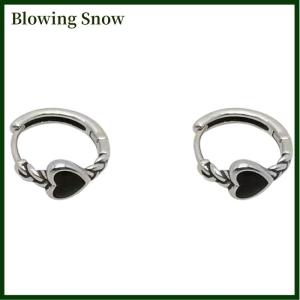 Blowing 4PCS Stainless Steel Hoop Earrings Cool Daily Wear Jewelry Accessories