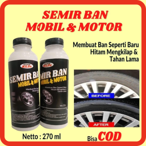Semir Pengkilap Penghitam Ban Mobil Motor