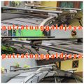 Braket Crossbar Jepit Roof Rail - Cross Bar Footpack Bracket Universal Mobil Atap Roofrail Standar Dan Tanam - Pajero Fortuner Rush Terios Outlander Cortez Almaz Captiva. 