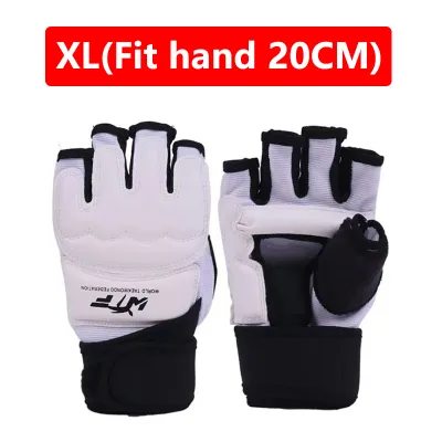1 Pair Half Finger Boxing Gloves Taekwondo Gloves Foot Protector Karate Muay Thai Training Workout Gloves Kids Men