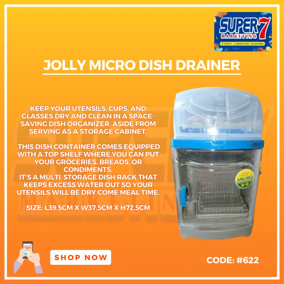 Jolly Plastic Dish Dispenser With Cabinet JOLLY PLASTIC #622 MICRO