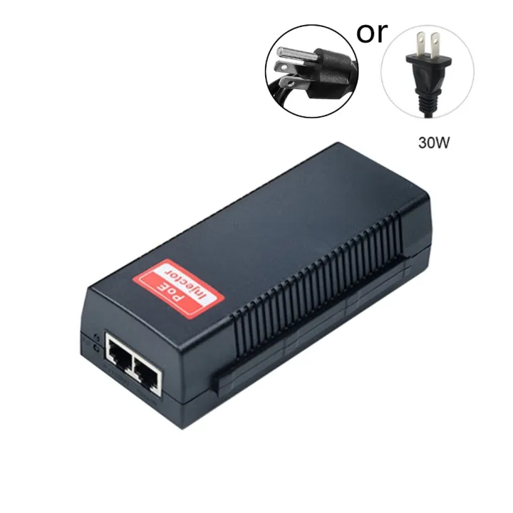 PSE30G Passive PoE Injector 30W 4,5+/7,8- Power Supply 48V Passive POE ...