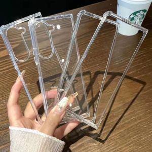 Anti Crack Bumper Soft Case Z Fold 8 ULTRA Fold 8 Wide Fold 7 Fold 6 Fold 5 Fold 4 Fold 3 Fold 2 5G Soft Casing