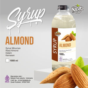 Sirup Rasa Almond 1 Liter Nabata Food | Almond Syrup 1000ml