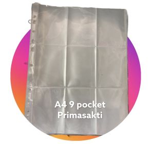 PRIMASAKTI - Custom PP Pocket Collector 0.08 Mm A4 9 pocket [10 lembar/pak]