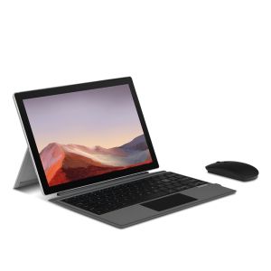 Magnetic Bluetooth Keyboard for Microsoft Surface Pro 9/Pro 8/Pro X/Pro 7 Plus/Pro 6/Pro 5/Pro 4/Pro 3 Laptop with 7-Color Backlit Trackpad Rechargeable Battery and Type-C Charging Cable