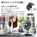 Soleus Air Portable Table Fan 4000mAh Battery Powered BLDC Motor USB Rechargeable 4-Speed High Wind Feed Small Personal Fan Powerful and Quiet for Desk/Home/Office/Indoor/Outdoor (WHITE). 