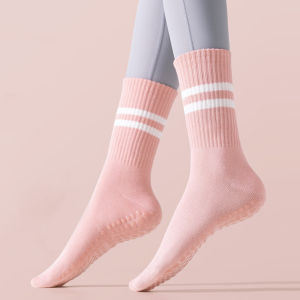 ถุงเท้าโยคะ yoga socks ถุงเท้า เหมาะกับเล่นกีฬา โยคะ พิลาทิส ถุงเท้าออกกำลังกาย สําหรับผู้หญิง/ผู้ชาย ถุงเท้ายาว ถุงเท้าปุ่มกันลื่น