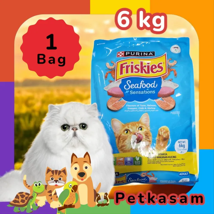 Friskies อาหารแมวเม็ด 6kg ขนาดคุ้มค่า