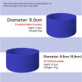 Hilee Tumbler Accessories 1000ml Silicone Boot and Paracord Handle for Tumbler 800ml Thumblers Accessories Set, 8.5cm Tumbler Boot Silicone Water Bottle Boot 8cm Tumbler Rubber Protector and Paracord Rope with Carabiner Tumbler Accessories 800ml for Hilee. 