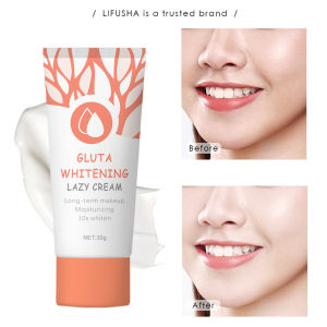 Lorzi 3Pcs Gluta Whitening Cream Refreshing Brightening Skin Concealer facial cream skincare