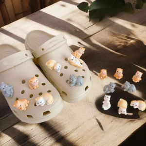 LYM 1Pc 3D Cute Puppy Shoe Decoration DIY Shoes Charms Hole Shoe Accessories For Clogs Sandals Perfect For Holiday Xmas Gifts