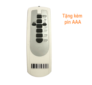 Remote Dùng Cho Quạt Máy Kangaroo Điều Khiển Từ Xa Quạt Phun Sương KG208 KG553 KG50s Kèm Pin AAA
