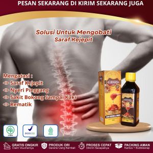 Kurmaqu GMJ - Obat Saraf Kejepit Sakit Pinggang Asam Urat Nyeri Otot Pegal Linu Sendi Kaku