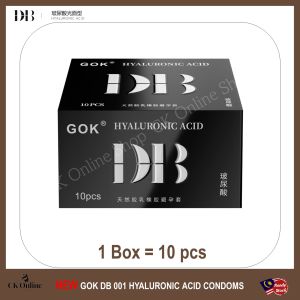 GOK DB 001 Hyaluronic Acid Enhanced Ultra-Thin Condoms 10-Pack - Smooth & Silky Experience