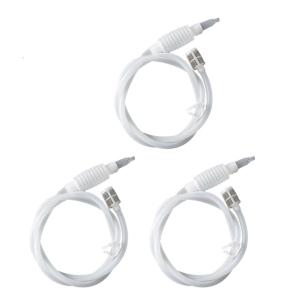 3 Pack Plastic Liquor Devices Wine Siphon Tube Effortlessly Operation Eliminates Impurities for Catering Event