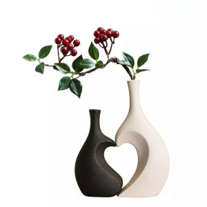 Plastic Vase Flower Pot Basket Nordic Home Living Room Decoration Ornament Flower Arrangement