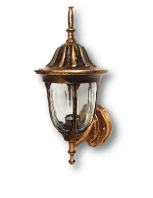 E27 Classic Outdoor Weatherproof Stand Gate / Wall Lamp AB Colour