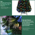 Fiber Optic Christmas Tree, Prelit Artificial Christmas Tree with Color Changing Lights and Top Star. 