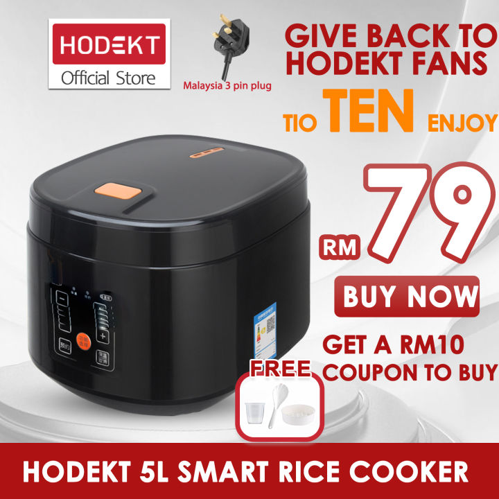 HODEKT 5L Rice Cooker sale lowest price Smart Rice Cooker Small Smart