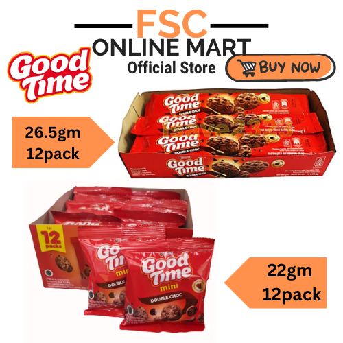 [FSC] Arnotts Good Time Double Choco Cookies (22/26.5)gm x 12's EXP07 ...