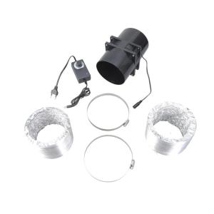 Exhaust Fan Quiet Duct Extractor Fan Ventilation Speed Regulating Exhaust Air Blower Fan Home Chicken Coops