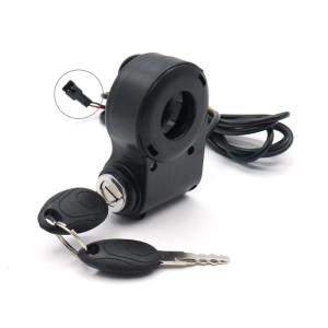 Secure Electric Scooters Handlebar Lock with Digital Display ABS Electric Scooters Handlebar Switch Lock Simple to Use