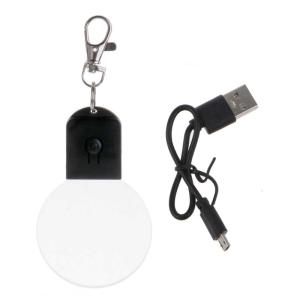 Portable Night Keychain Lamp Backpack Decor Creative Gift Backpack Decor Night Light Rechargeable Nightlight Keychain