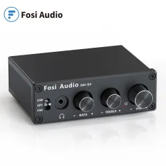 Fosi Audio V3 Stereo Power Amplifier 300W x2 TPA3255 Class D Mini Speaker  Amp 2 Channel Audio Amplifier for Passive Bookshelf