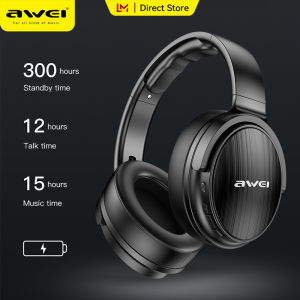 Awei A780BL หูฟังบลูทู ธ หูฟังพับได้ IPX5 หูฟังเสียงสเตอริโอกันน้ำพร้อมไมโครไร้สายและหูฟังเพลงสวิตช์ได้แบบแจ็ค 3.5 มม