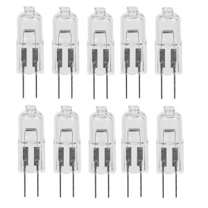 10 Pack Replacement G4 Halogen Capsule Bulbs 20W 12V Low Voltage Warm White Illumination Bi Pin Light Bulb For Accent Lighting Under Cabinet Puck Light Bedroom